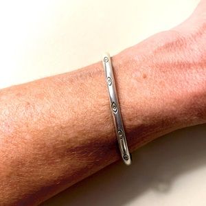 Sterling silver “seeing eye” cuff